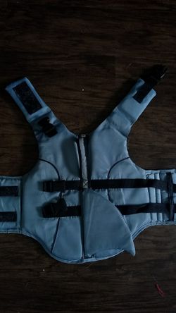 Dog float vest - shark, small