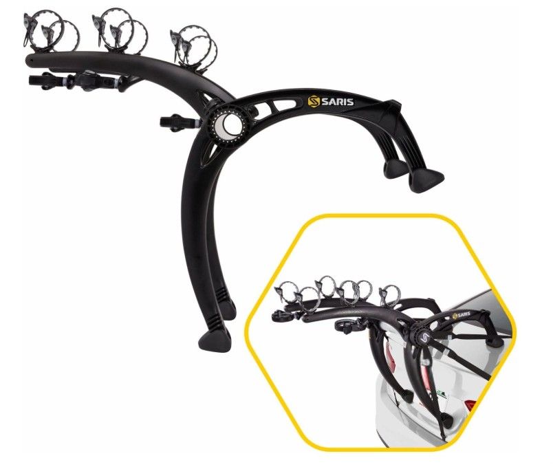 Saris Bones EX 3-Bike Trunk Rack Bicycle Carrier