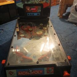 Vintage Collectible Monopoly Pinball Machine (Hasbro 1999) 