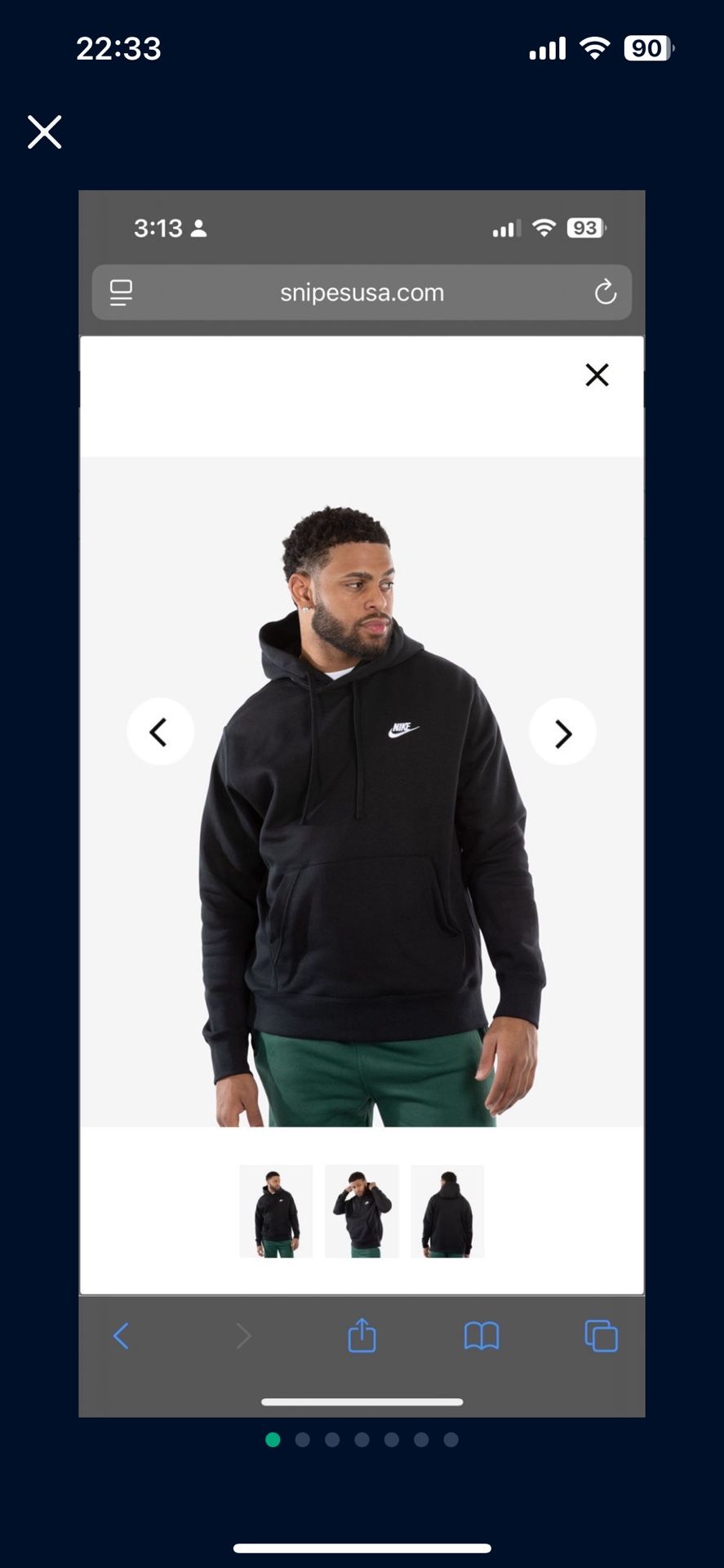 Brand New Nike Pull Over Sportswear Club Fleece XXL