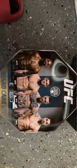 UFC Ultimate Beard Care Kit for Growing and Maintaining a Ferocious Beard - Complete Beard Grooming Kit Contains Beard Comb, Beard Brush, Beard Oil, B