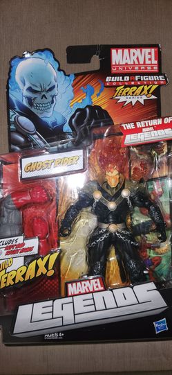 2011 Marvel Legends Ghost Rider Yellow Flame Variant