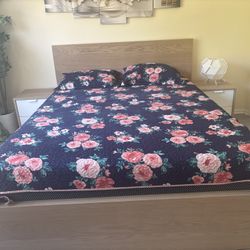 Queen Bed Frame Night Stand Is Not Including 