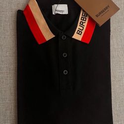 Men’s Burberry Black Polo 