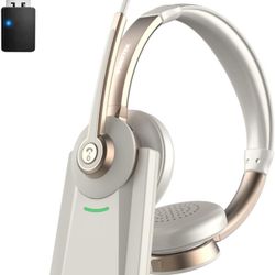 Wireless headset with microphone