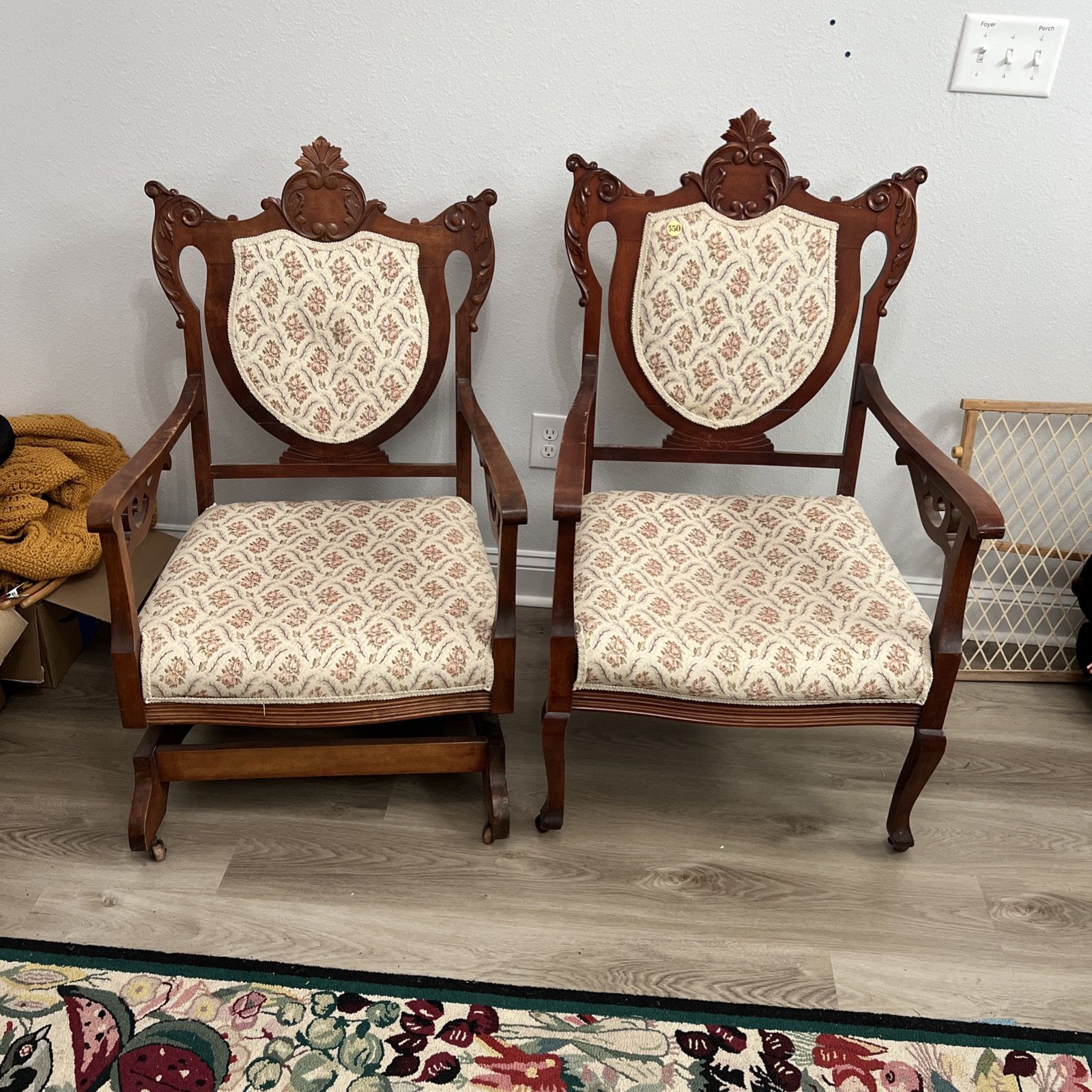 King And Queen Parlor Chairs
