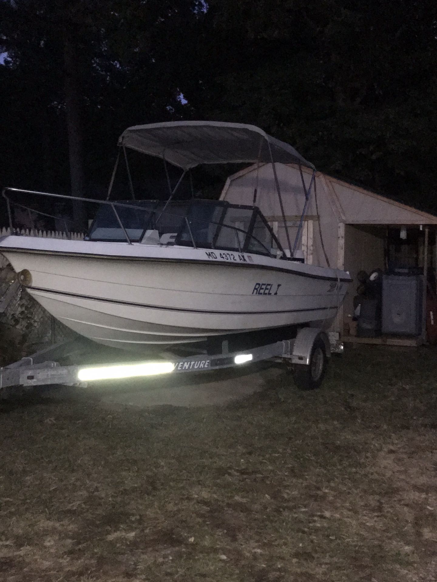 1990 sea pro 18.5feet boat with 120hp Johnson outboard VRO good running condition