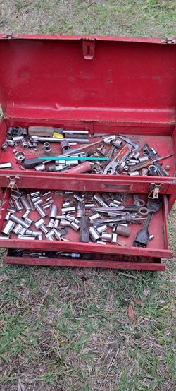 Toolbox with tools