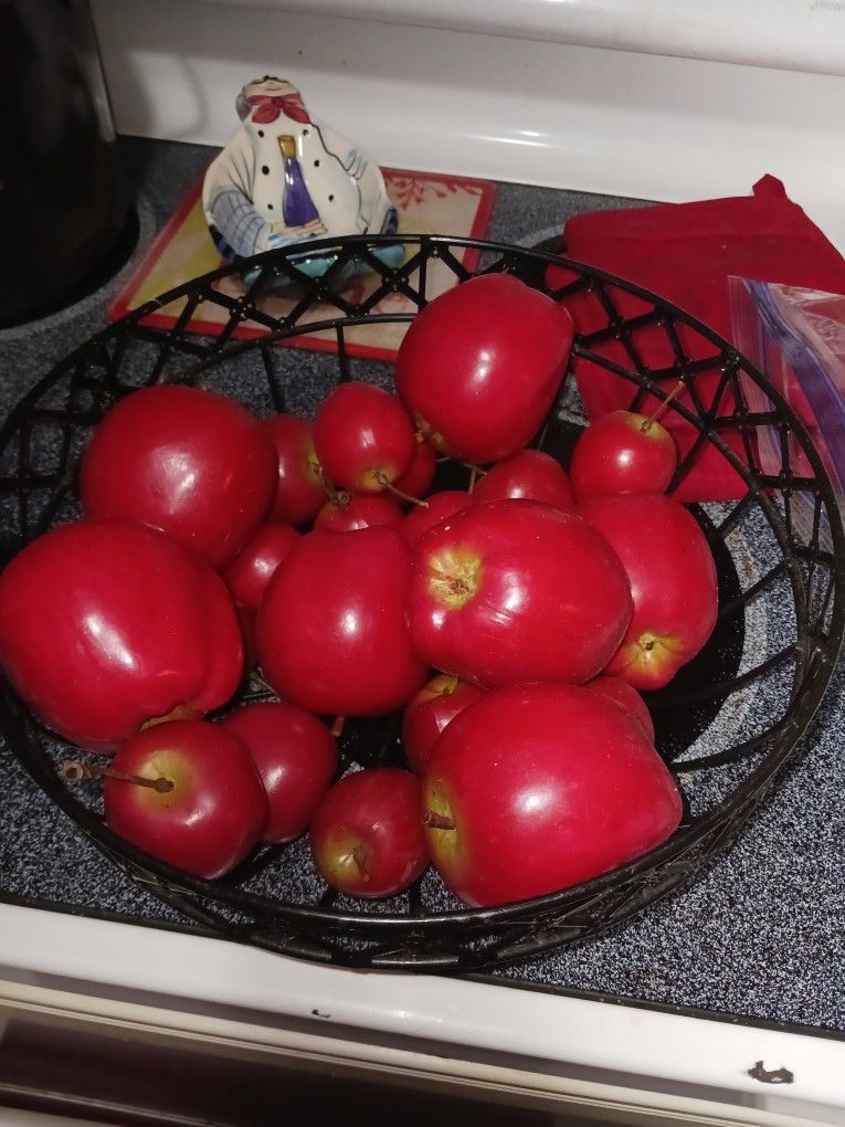 Big Bag's Full Beautiful Look Real Artificial Bundle Of Apples 5 Firm Look My Post Moving