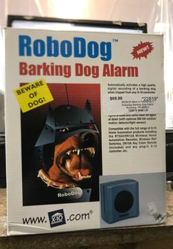 Robo dog barking dog alarm