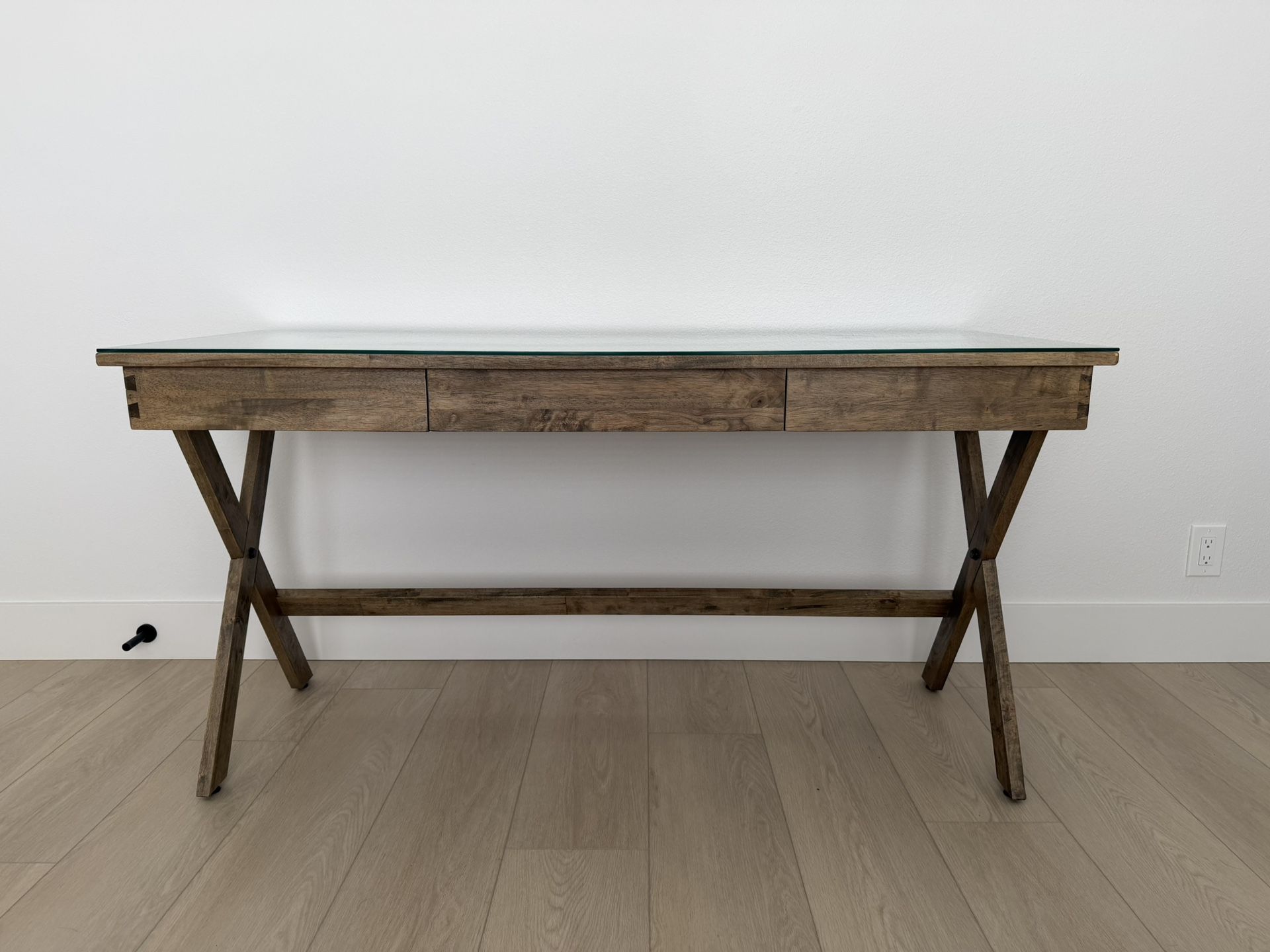 World Market Wood Campaign Desk