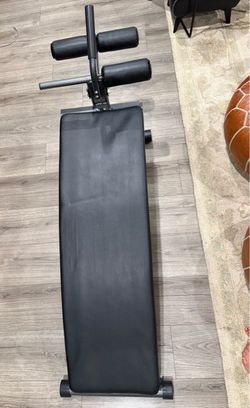 Adjustable Sit-Up decline Bench Black READ DESCRIPTION