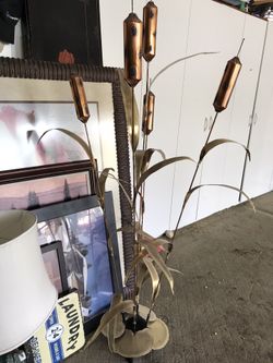5 feet tall metal decorative sculpture flowers/ plants