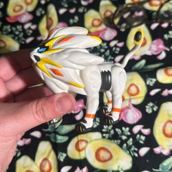 POKEMON SOLGALEO 3.5” T - 5.5” L ACTION FIGURE MCDONALDS HOLLOW TOY