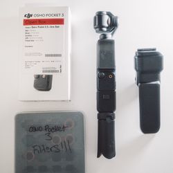 DJI Osmo Pocket 3 + Tripod + Filters -$700 
