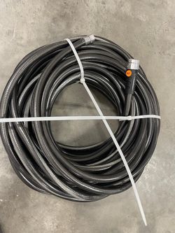 Black Braided Hydraulic Hose with Fittings
