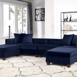 Sectional Sofa + Ottoman
