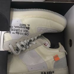 Off white Air Force 1 size 9