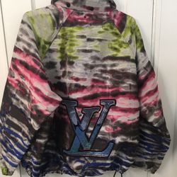 Louis Vuitton Multicolor Sweet Shirt Rainbow Graphic Windbreaker  Size XLu