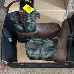 Wrist Work Boots (sierra Steel Toe 