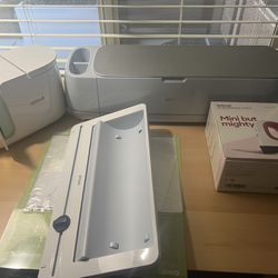 CRICUT BUNDLE NEW NEVER USED OPENED BOXESw OVER 60 ACCESSORIES 