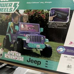 Power Wheels Gabby’s Dollhouse Jeep Wrangler Ride-On 