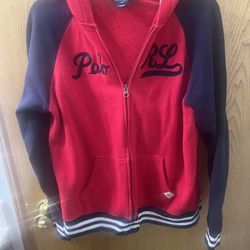 Women’s Polo, Ralph Lauren Hooded Zip Up Jacket XL