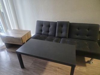 FREE FUTON, TABLE & NIGHT STAND