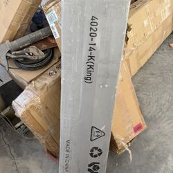 Upgrade Anti Bending and Round Corner Legs 10 inch Metal King Bed Frame 3500 LBS Heavy Steel Slats Support Platform Bed Frames No Box Spring Needed Pl