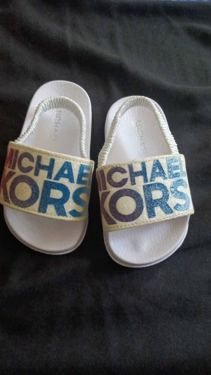 Girl Toddler Size 5 Michael Kors Sandals 