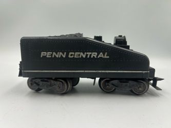 Vintage Marx O Gauge Penn Central Slope Back Coal Tender Train Car