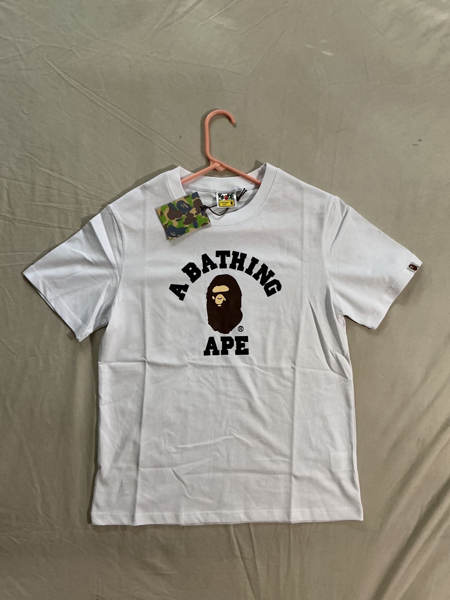 White Bape T-Shirt Medium