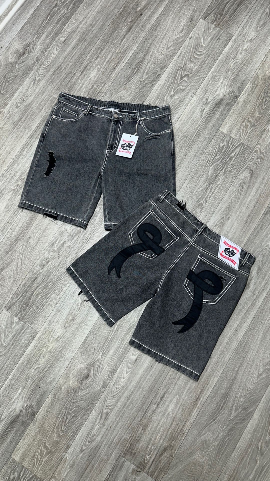 Asaali Denim Shorts