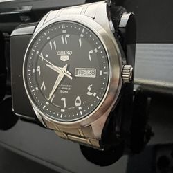 Seiko 5 Automatic Arabic Dial SNKP21/SNKP21J1 Made In Japan Watch Wristwatch