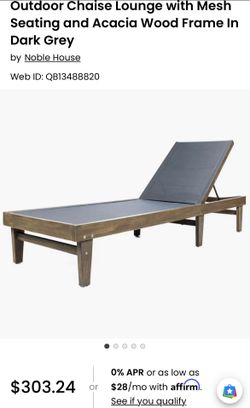 Outdoor lounge chair