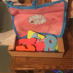 Tiny Tillia Match And Count Bath Tiles For Kids