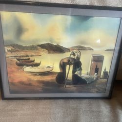 7 Salvador Dali  Prints.  Professionally Matted And Framed 