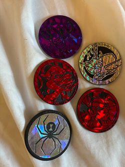Vintage 90s Holographic POGs Slammers Set of 5