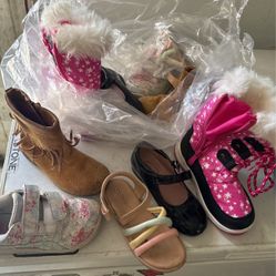 Toddlers Shoes, And Books