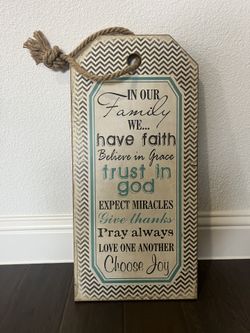 Family Wooden Wall Art