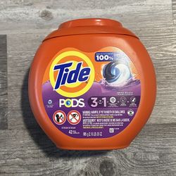 Tide 3 in 1 Spring Meadow Pods he 42 Count 