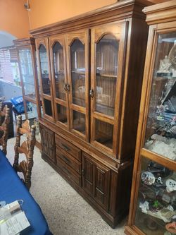 Dining Room Table With 6 Chairs And China Cabinet