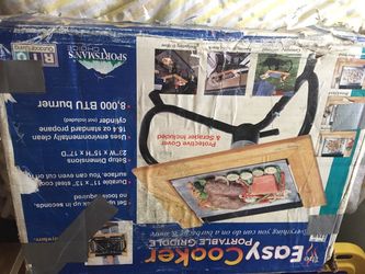 Easy cooker portable camping grill