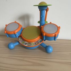 Tech KidiBeats Kids Drum Set Orange