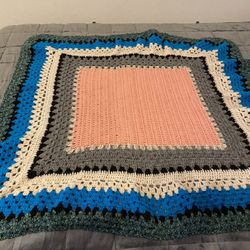 Crocheted blanket