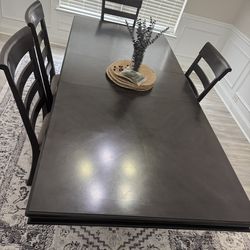Dinning table and chairs