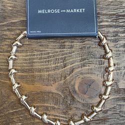 Melrose And Market, Gold Tone, Choker Brand New With Tags