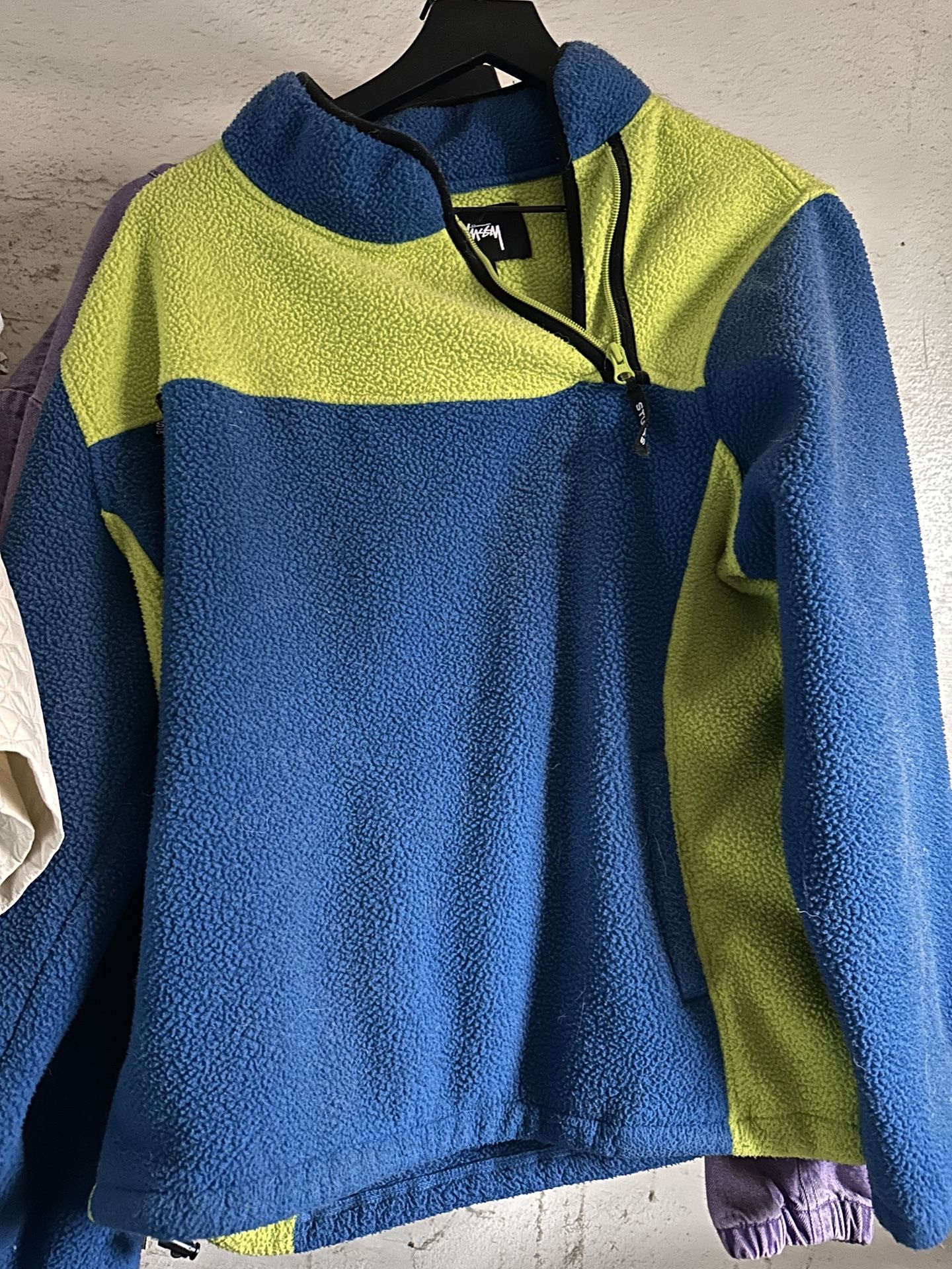 Stussy Zip Fleece Pull Over