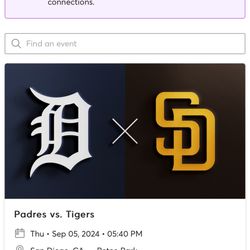 Padres Tickets For Tonight Game 09/05/24
