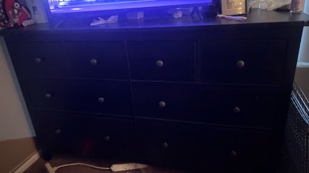 Black dresser